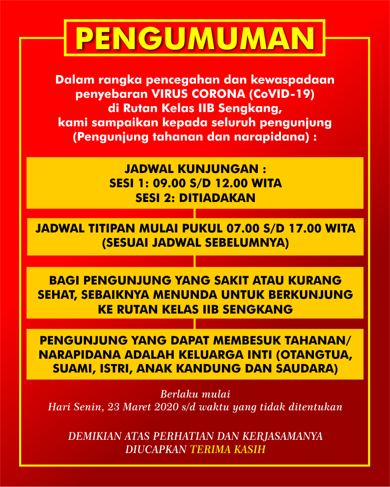 Ragam Banner Rutan Sengkang